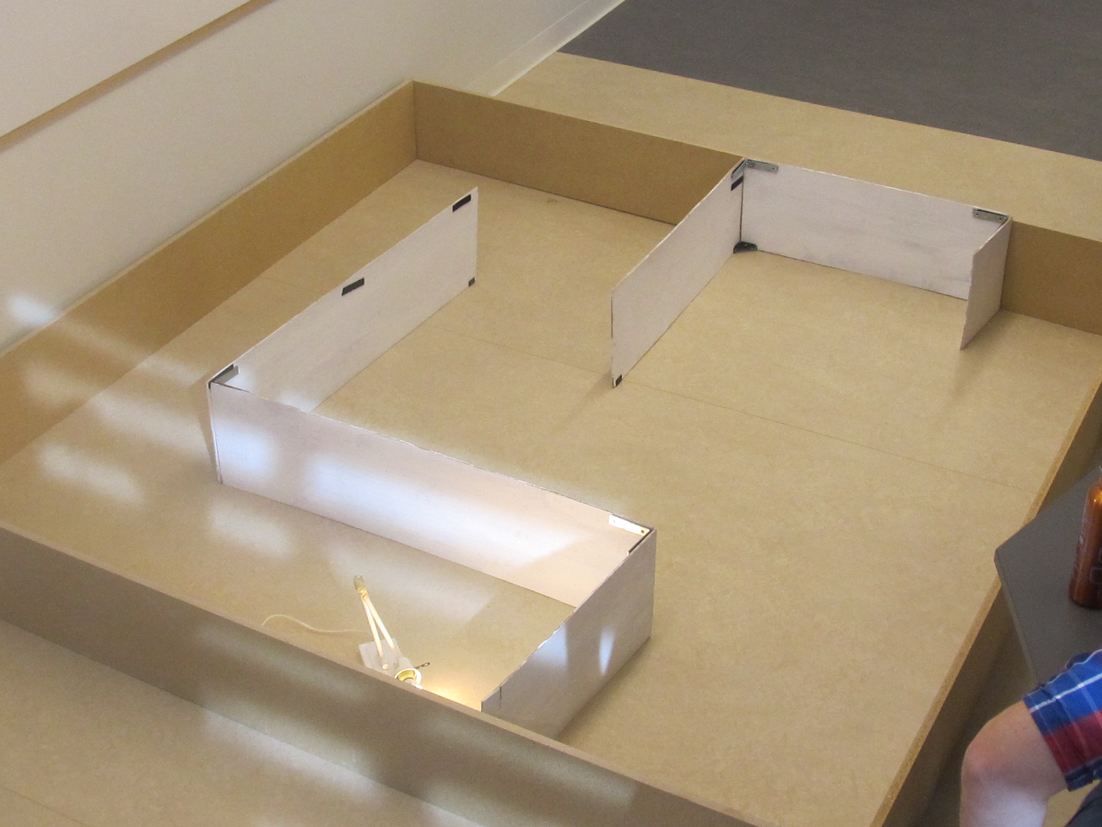 a view of the maze - clutter is no longer used.