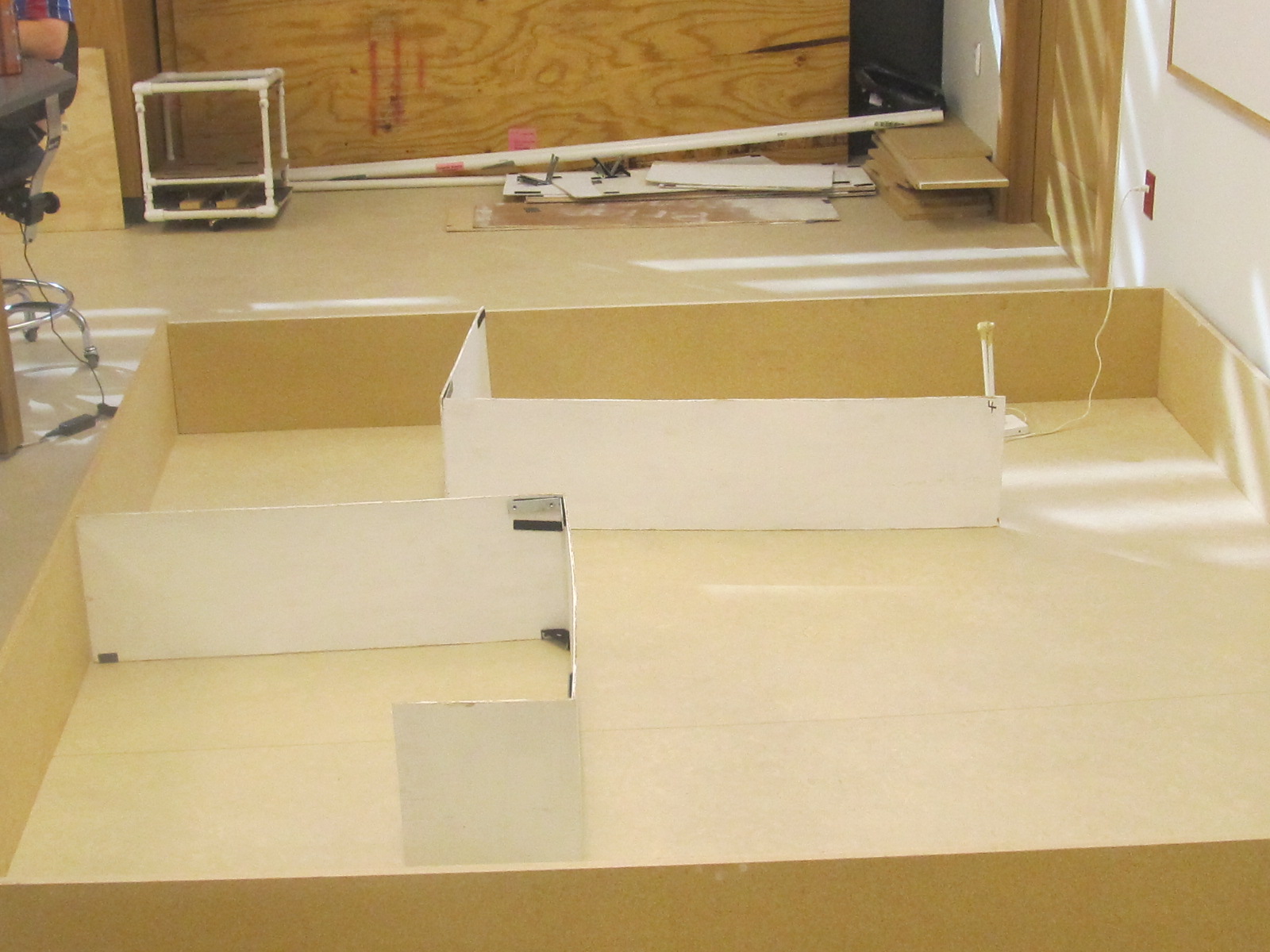 a view of the maze - clutter is no longer used