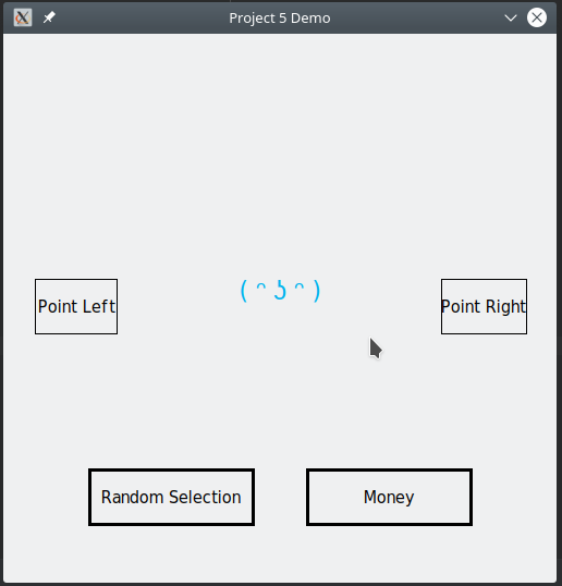 proj5 project 5 after the random 'button' is pushed